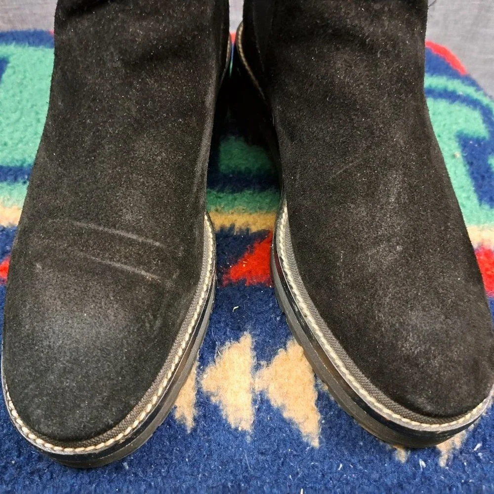 %Tory Burch Black Suede Boots Women's Size 9 M Woman / D11